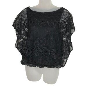 ALICE and Olivia - Lace over Camisole sleeveless  Blouse Size S